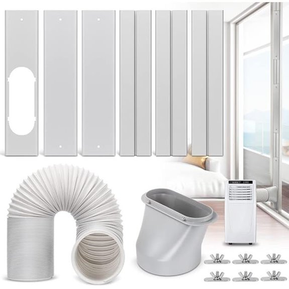 Tragbares Klimagerät-Ventilationskit mit einstellbarem Dichtungsring