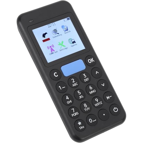 Fafeicy Tragbarer Barcodescanner mit 2,4 Bildschirm