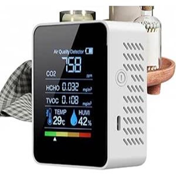 Tragbarer Luftqualitätsmonitor mit CO₂-Erkennung