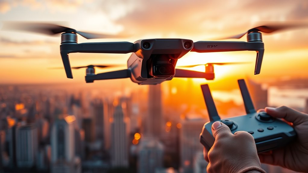 portabler hochwertiger sicherer Drohne