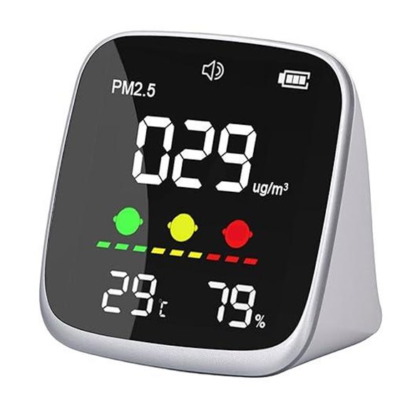 Fafeicy Tragbarer PM2.5 Luftqualitätsmesser
