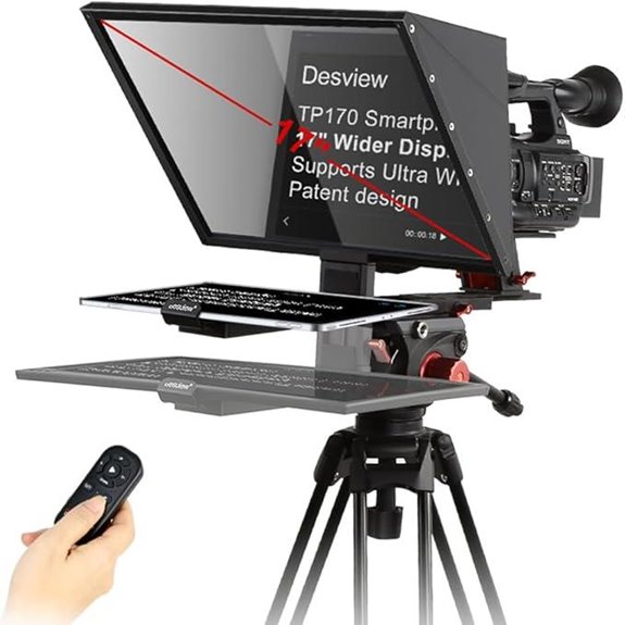 Desview TP170 Portable Teleprompter for Tablets