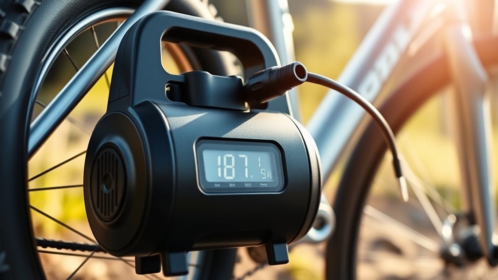 powerful portable bike inflator