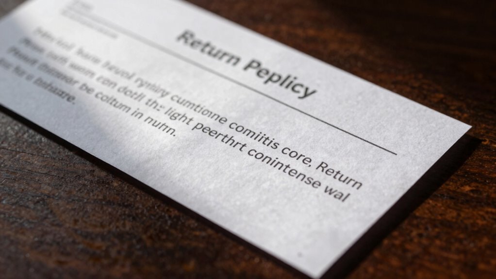 präzise Rückgaberechtssprache