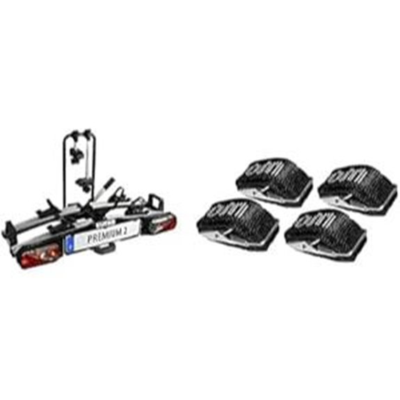 EUFAB 11521 Premium 2-Bike-Träger mit Diebstahlschutz