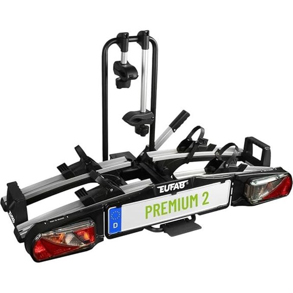 EUFAB 11521 Premium 2-Bike Hitch Carrier