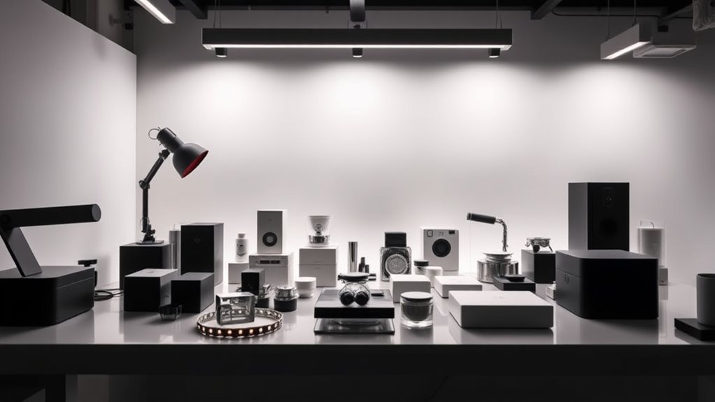 Premium-Produktbeleuchtungsauswahl