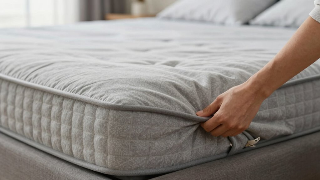 Bereite das Bett für die Inspektion vor