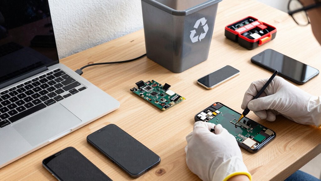 prepare electronics for recycling