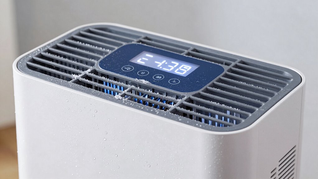 Frost verhindern, Entfeuchter betreiben