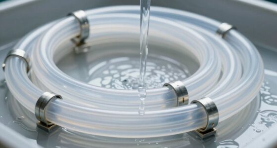 verhindert Rückfluss und Überlauf