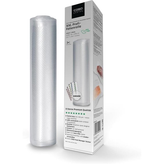 CASO Professioneller Vakuumversiegelungsfolien-Rolle (40x1000cm)