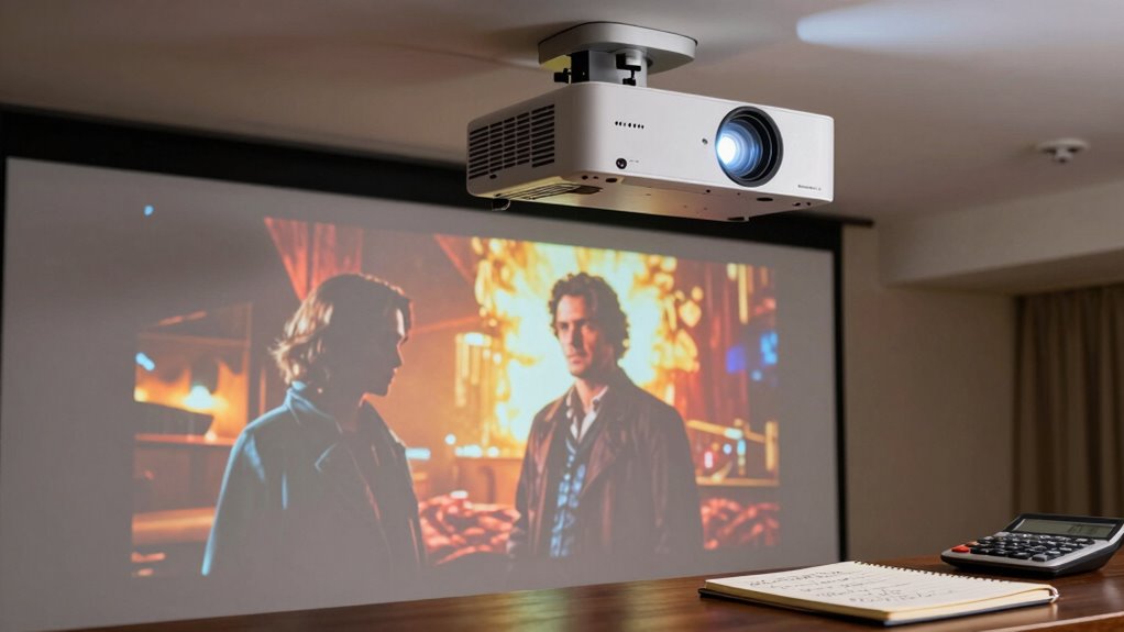 projector brightness and ambient conditions