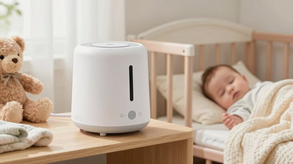 korrekte Baby-Weißrauschen-Platzierung