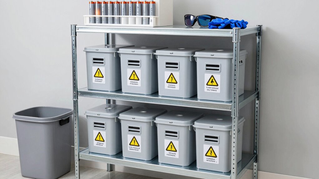 ordnungsgemäße Batterieverarbeitung und Entsorgung