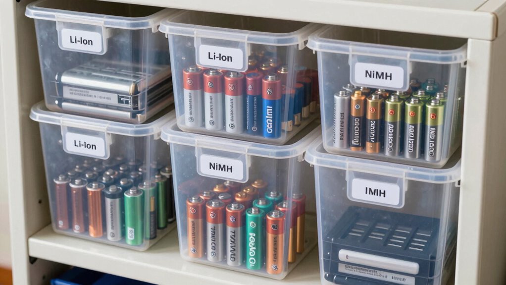 ordnungsgemäße Lagerung von Batterien