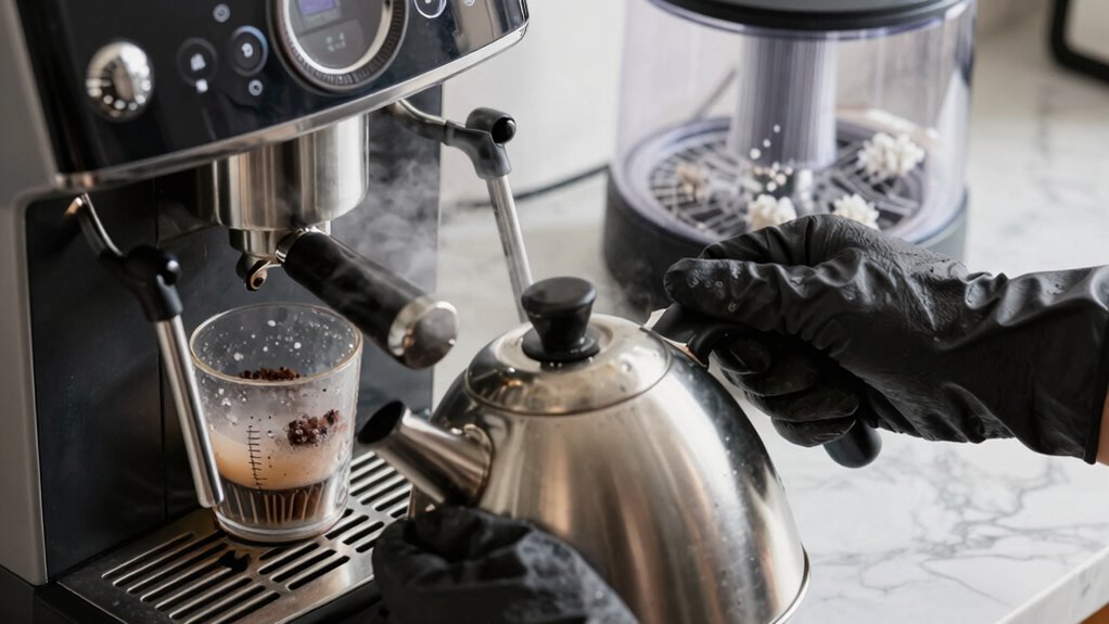 ordnungsgemäße Entkalkung von Geräten