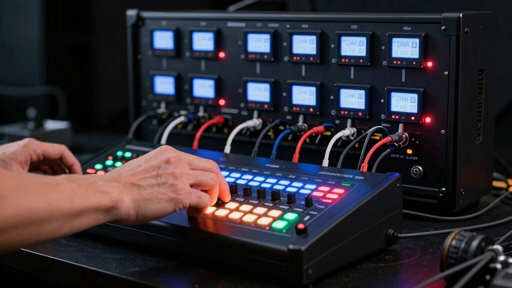 proper dmx fixture addressing