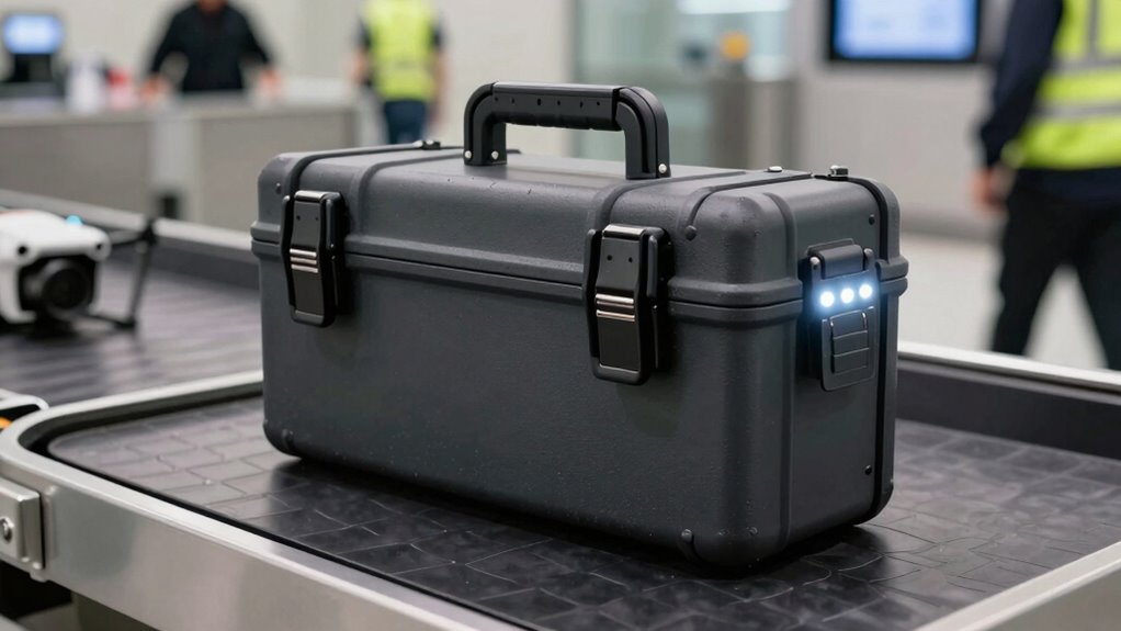 Sichere Beförderung von Drohn batterien