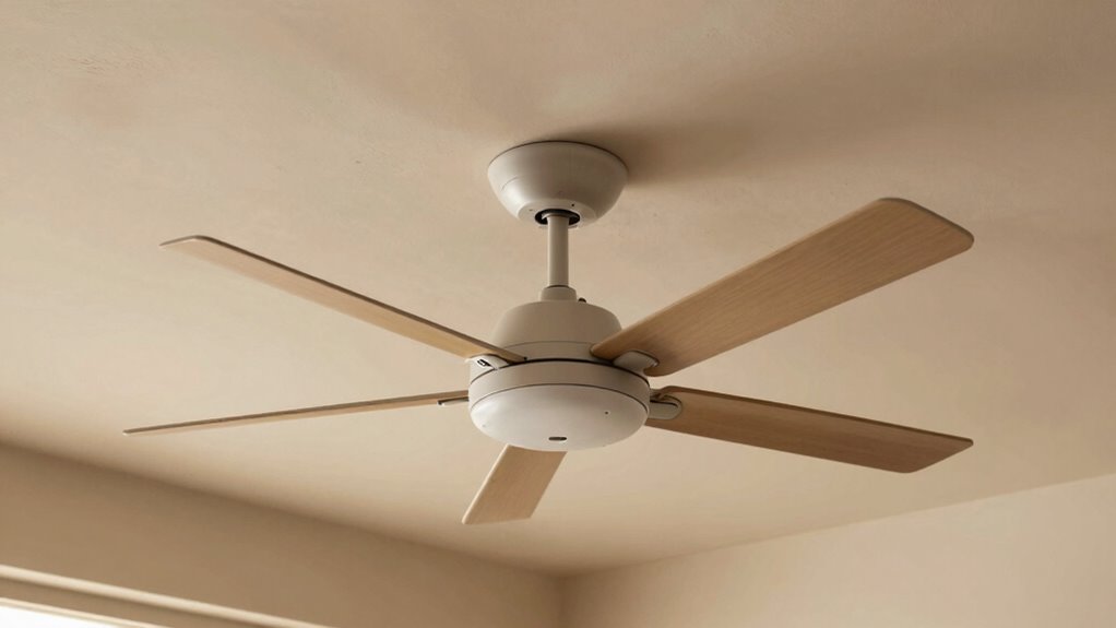 ordentlich niedrige Deckenventilatorinstallation