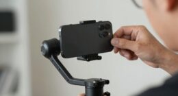 Ordnungsgemäße Smartphone-Gimbal-Balance