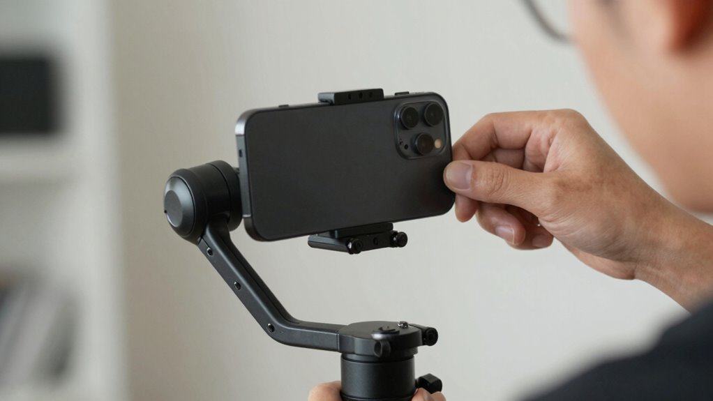 Ordnungsgemäße Smartphone-Gimbal-Balance