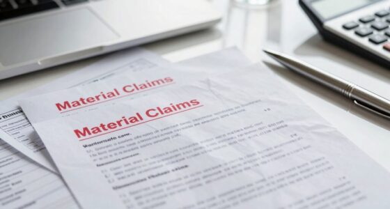 question material claims properly