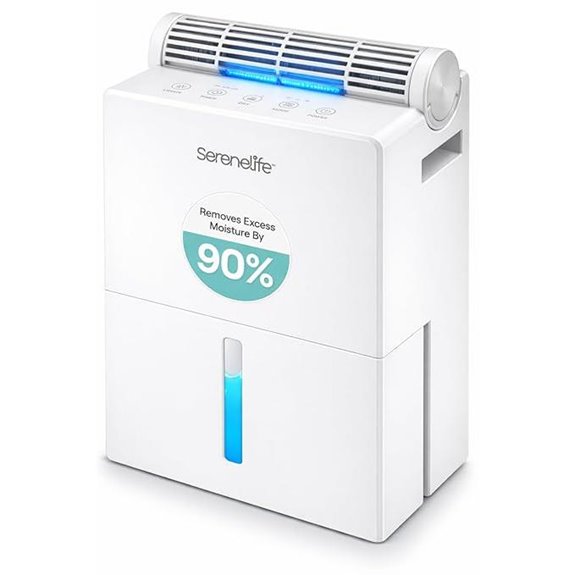 SereneLife 91-Unzen leiser Luftentfeuchter für Zuhause