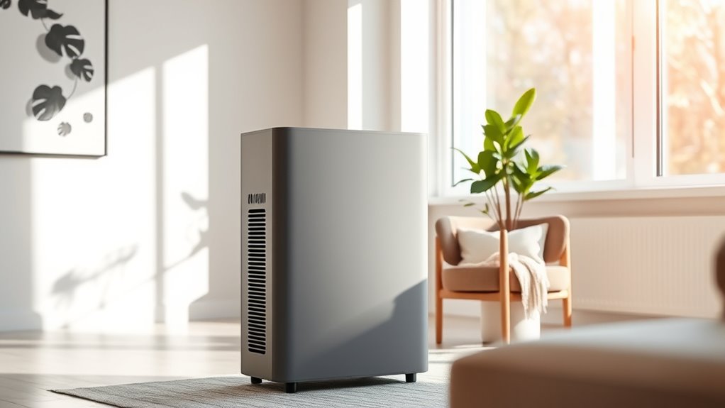 leise einstellbarer Sensor aktivierter Luftreiniger