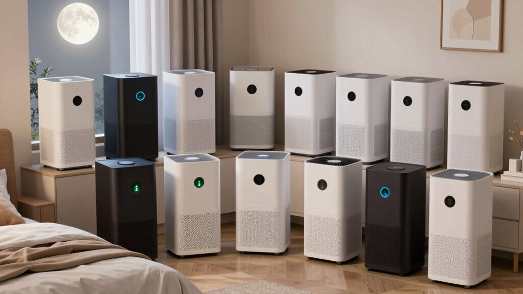 ruhige Schlafzimmer-Luftreiniger