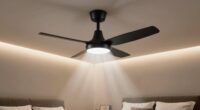 quiet bedroom ceiling fans