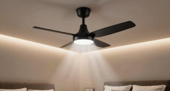 quiet bedroom ceiling fans