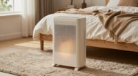 quiet bedroom space heater options