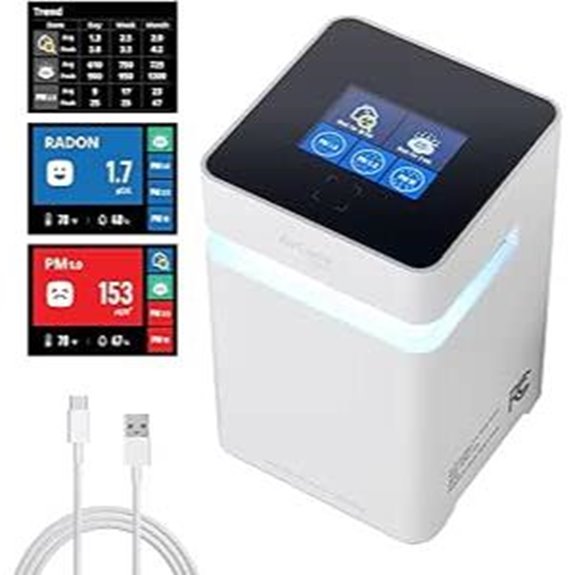 CESCO AirCurie 5-in-1 Radon- und Luftqualitätsmonitor