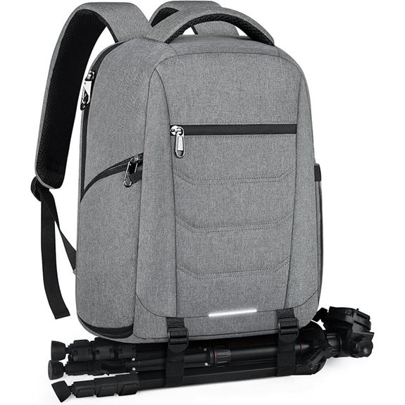 RAINSMORE DSLR-Kamera-Rucksack mit Laptopfach