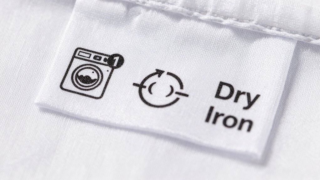 lese Kleidungs-Symbole