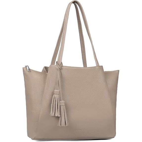befen Echtes Leder Damen Schultertasche Tote Bag