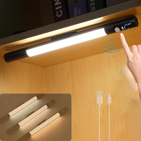 Wiederaufladbare LED-Wandleuchte mit Bewegungssensor