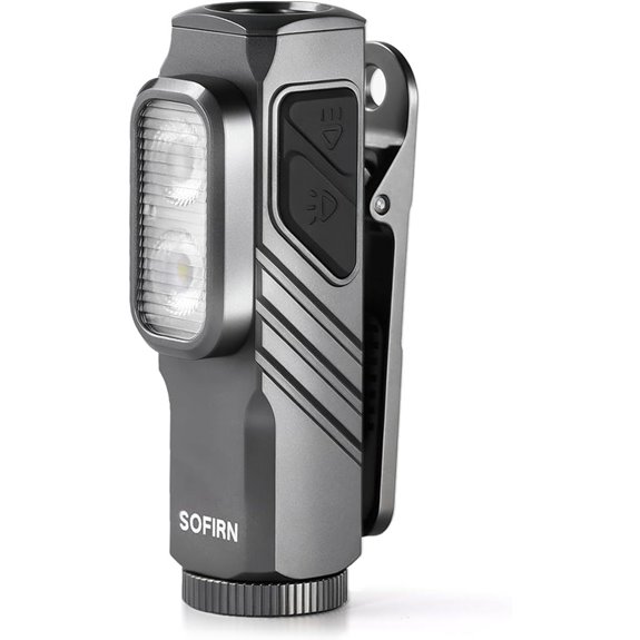 Sofirn ST10 Mini Wiederaufladbare Taschenlampe mit rotem Licht