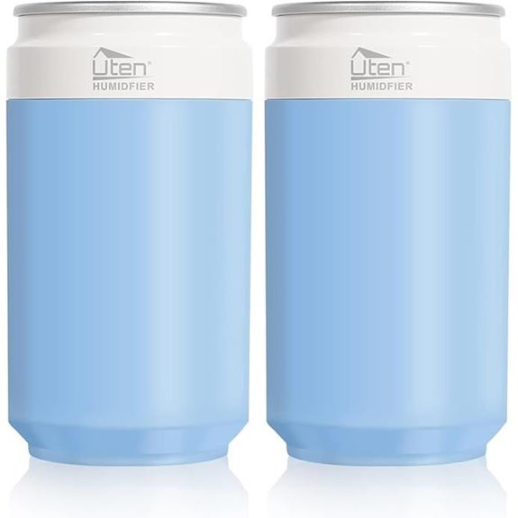 Uten Mini USB Wiederaufladbarer Luftbefeuchter Diffuser (Packung zu 2)