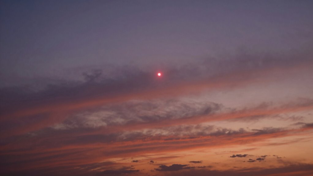 Erklärungen zu Phänomenen roter Himmel