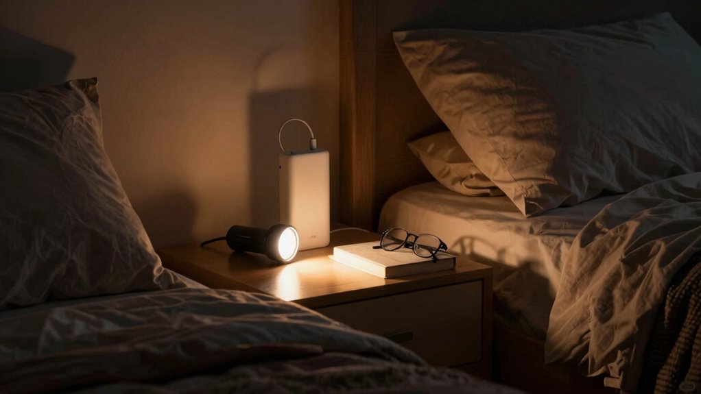 zuverlässige Notbeleuchtung im Schlafzimmer