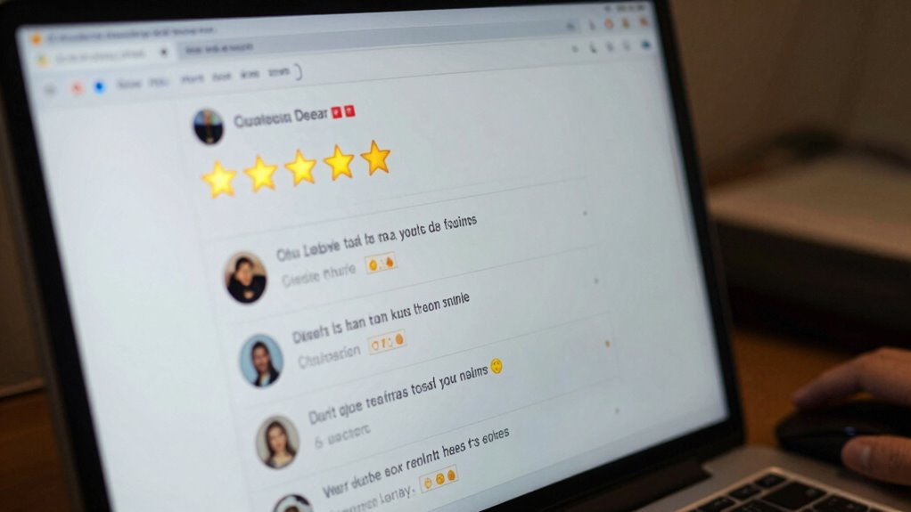 Bericht erstatten und gefälschte Bewertungen entfernen