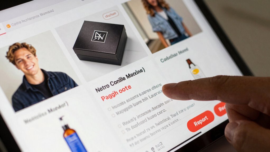 report fake products promptly