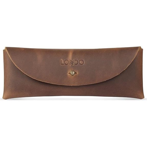Londo Leder Retro Stifteetui und Tasche
