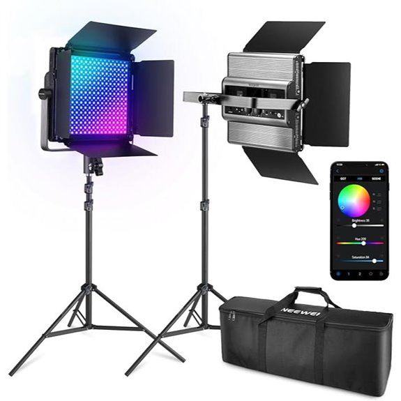 NEEWER RGB1200 LED-Videolicht mit Stativ