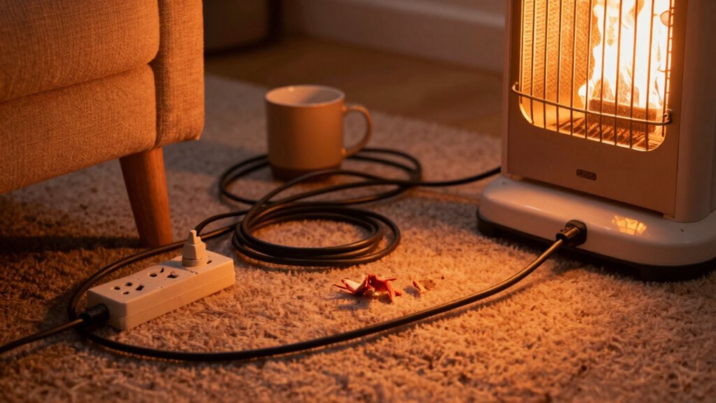 risks of extension cord overloading