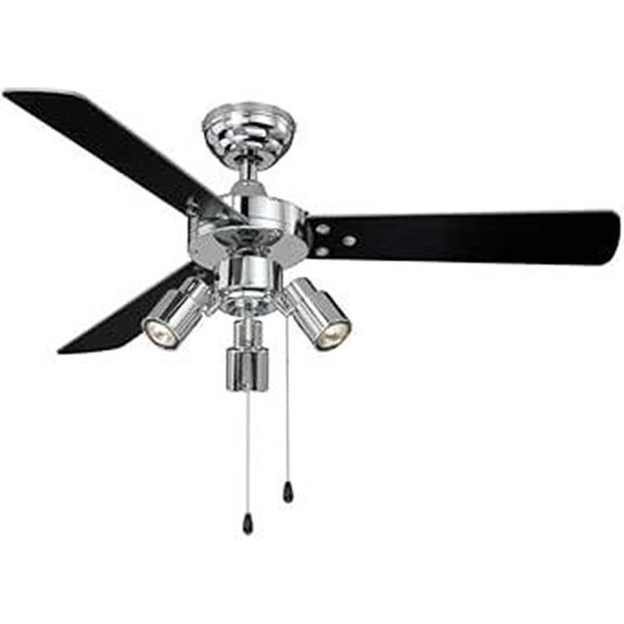 aireRyder Cyrus Deckenventilator mit Beleuchtung und reversible Blätter