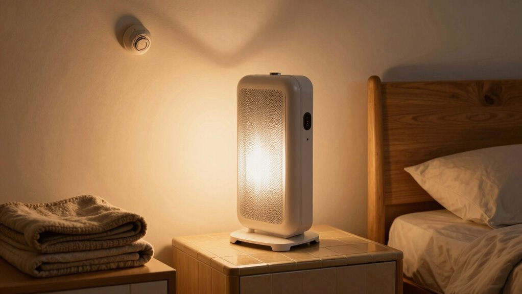 Sicherer Heizcheck für das Schlafzimmer