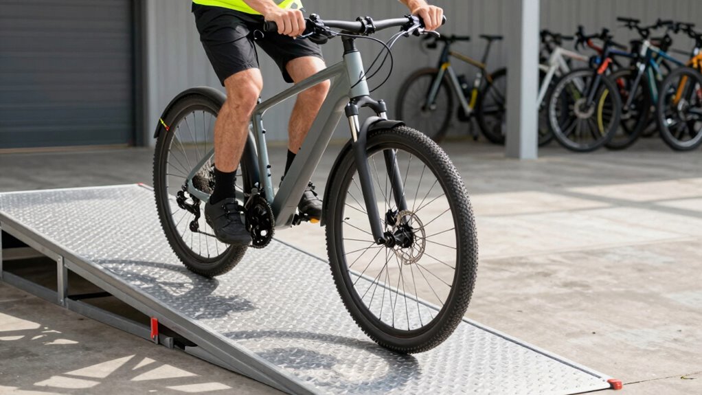 safe e bike ramp loading